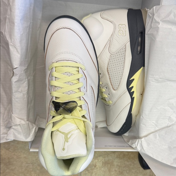 Jordan Shoes - Jordan Women's Sneakers in Cream and Yellow